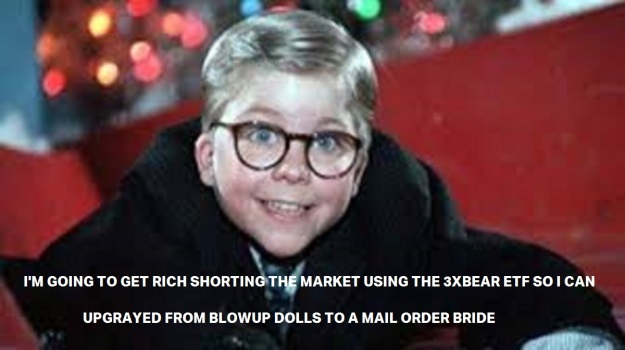 RALPHIE WANTS TO SHORT THE MARKETS